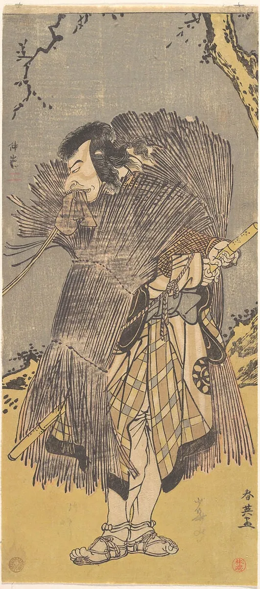 Untitled, by Katsukawa Shun'ei 勝川春英, ink, 5