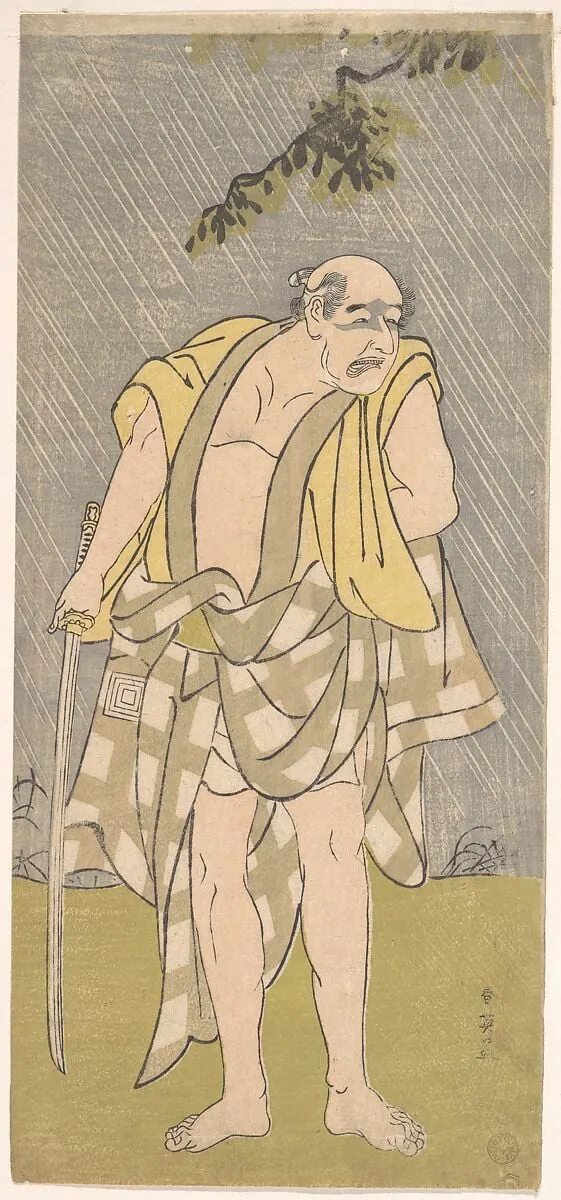 Untitled, by Katsukawa Shun'ei 勝川春英, ink, 1781