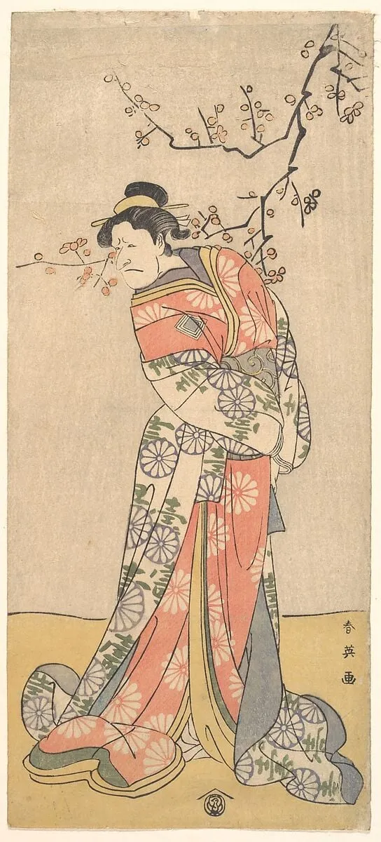 Untitled, by Katsukawa Shun'ei 勝川春英, ink, 1793