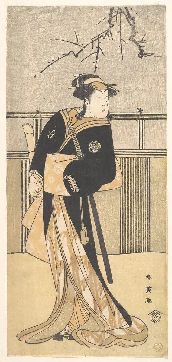 Untitled, by Katsukawa Shun'ei 勝川春英, ink, 2