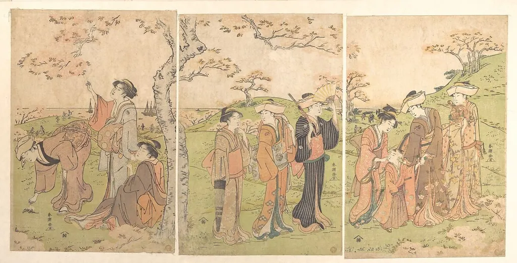 Untitled, by Katsukawa Shunchō, ink, 1787