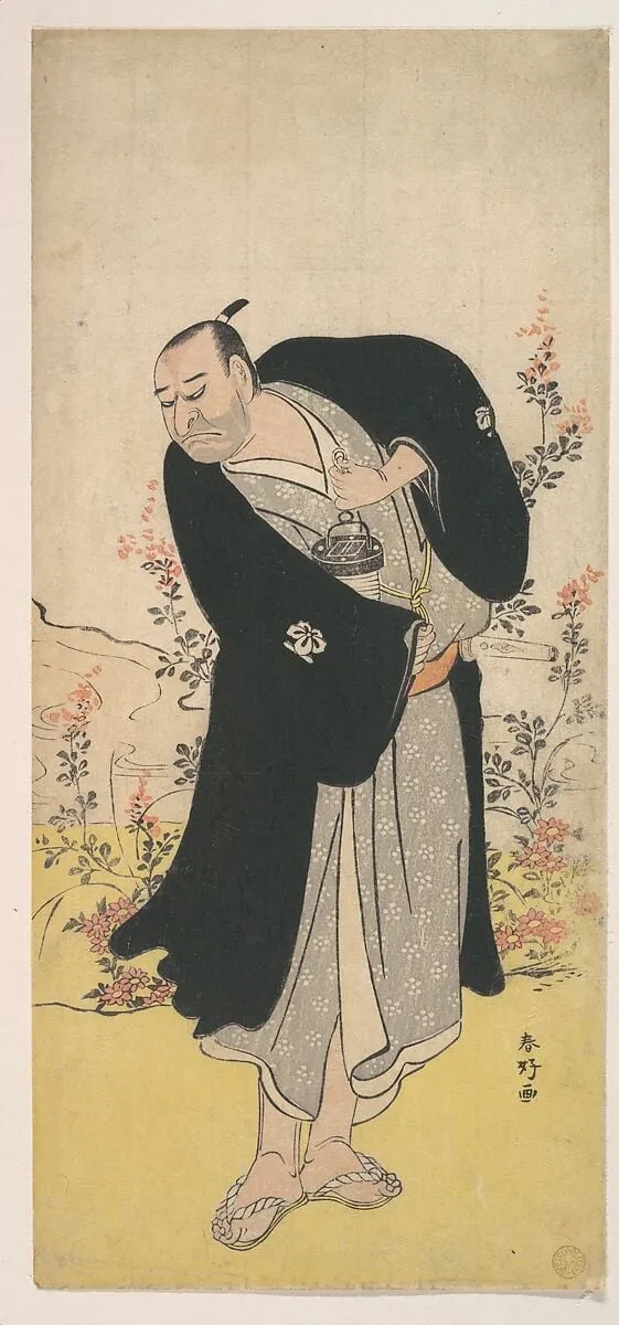 六代目中山小十郎|Kabuki Actor Nakayama Kojūrō VI, by Katsukawa Shunkō, ink, 1786