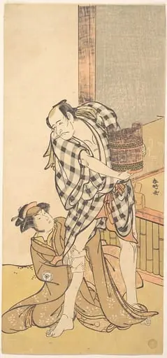 五代目市川団十郎|Scene from the Play Yoshitsune and the Thousand Cherry Trees (Yoshitsune senbon zakura), by Katsukawa Shunkō