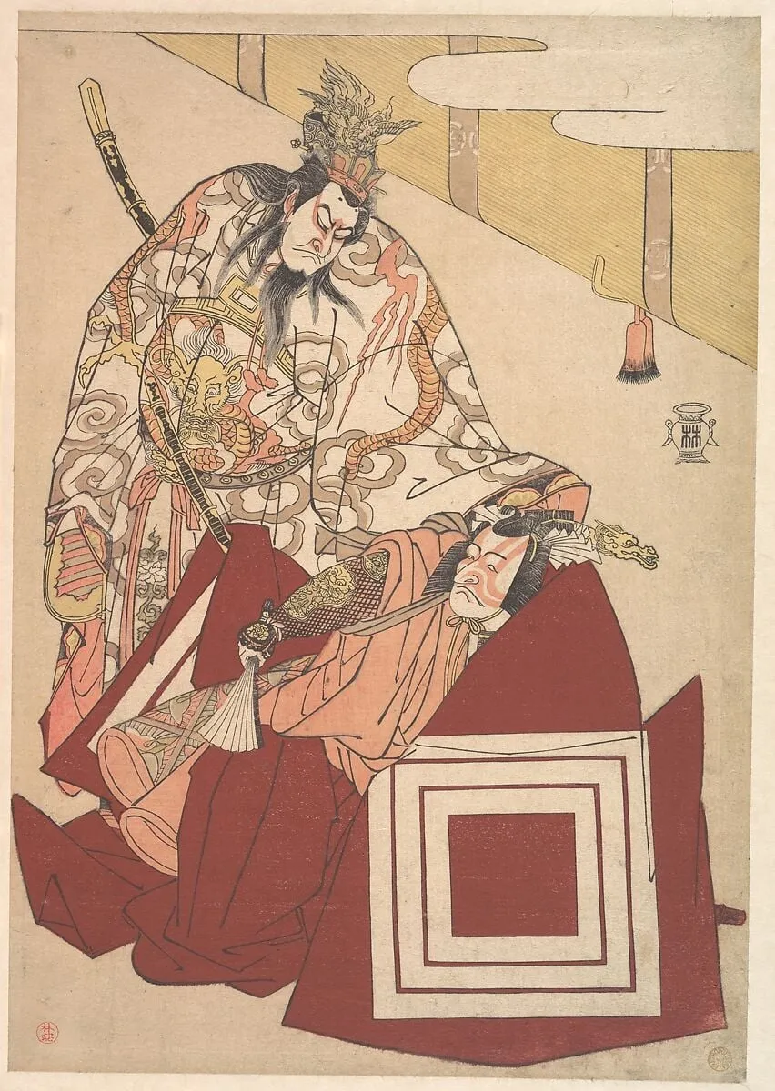 Untitled, by Katsukawa Shunkō, ink, 1786