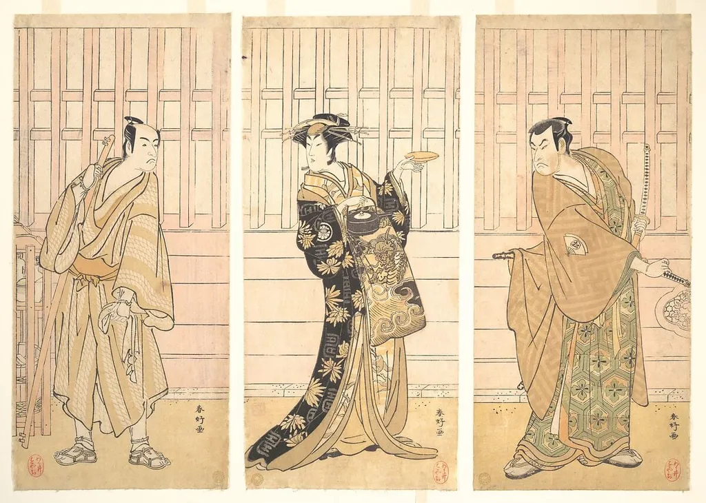 Untitled, by Katsukawa Shunkō, ink, 1788