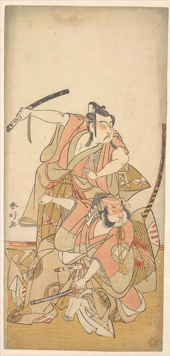 Untitled, by Katsukawa Shunkō, ink, 1772
