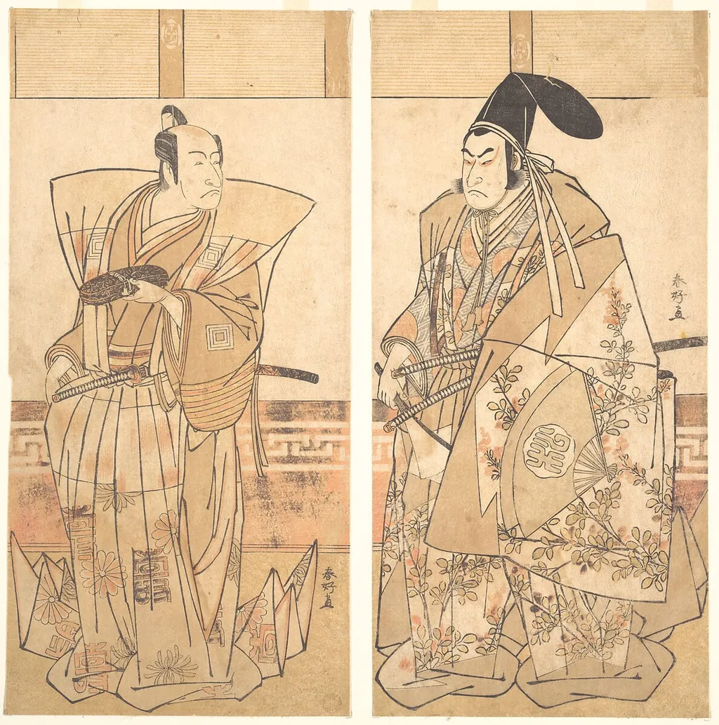 Untitled, by Katsukawa Shunkō, ink, 1787