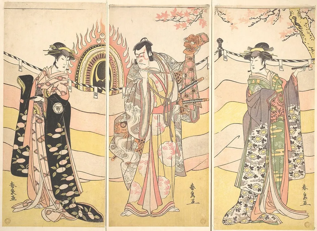 Untitled, by Katsukawa Shunsen, ink, 1785
