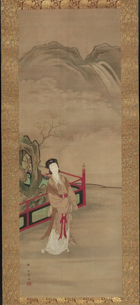 Chinese Beauty (Yang Guifei), by Katsukawa Shunshō