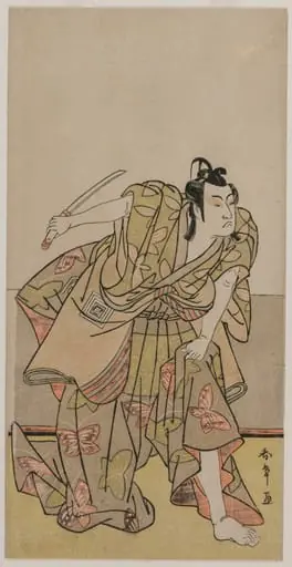 Ichikawa Monnosuke II as Soga no Goro, by Katsukawa Shunshō
