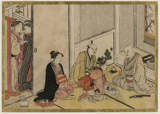 Interior Scene, by Katsukawa Shunshō