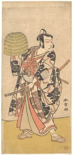 勝川春章画 五代目市川團十郎|Kabuki Actor Ichikawa Danjūrō V, by Katsukawa Shunshō