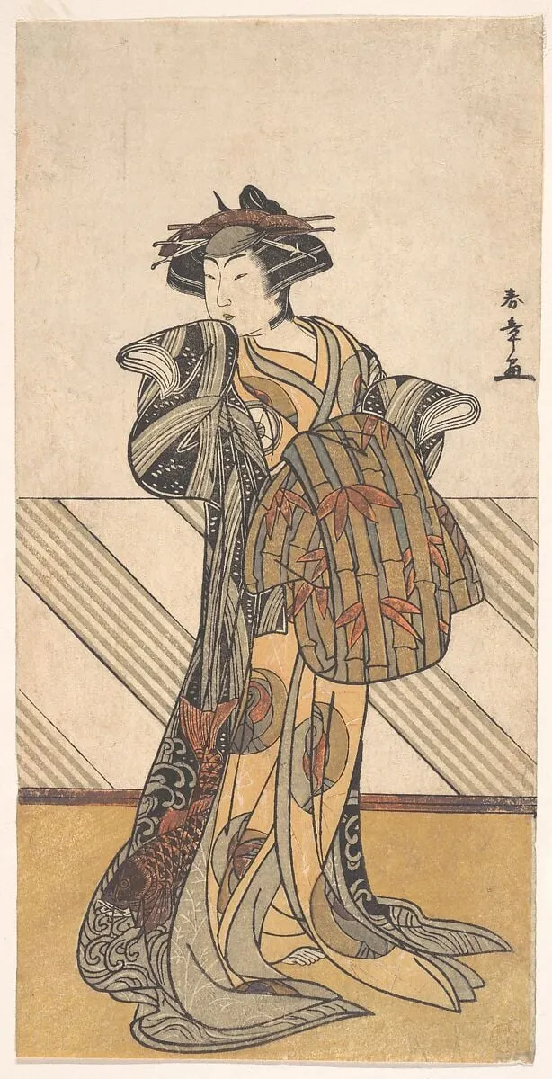 四代目岩井半四郎|Kabuki Actor Iwai Hanshirō IV, by Katsukawa Shunshō, ink, 1778