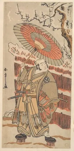 勝川春章画 二代目中村傳九郎|Kabuki Actor Nakamura Denkurō II, by Katsukawa Shunshō