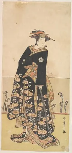 勝川春章画　二代目小佐川常世|Kabuki Actor Osagawa Tsuneyo II