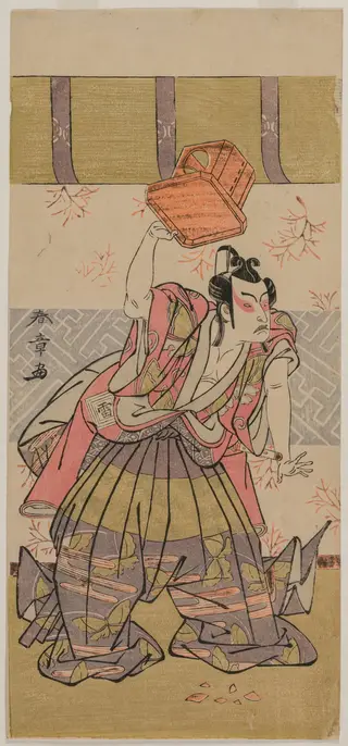 The Actor Ichikawa Raizo as Soga No Goro, by Katsukawa Shunshō, 1774