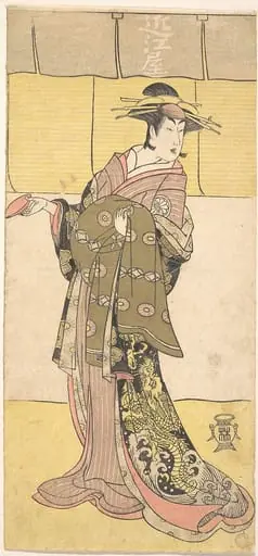 三代目瀬川菊之丞の近江屋の遊女|The Actor Segawa Kikunojō as a Courtesan of the Ōmiya Brothel, by Katsukawa Shunshō