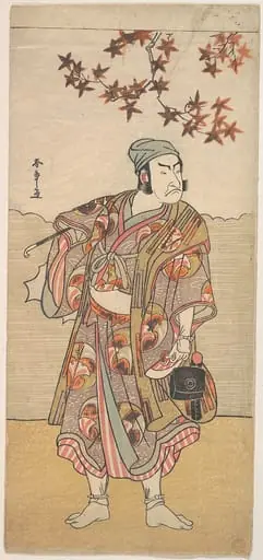 初代中村仲蔵|The First Nakamura Nakazō in the Role of Shimada no Hachizō, by Katsukawa Shunshō