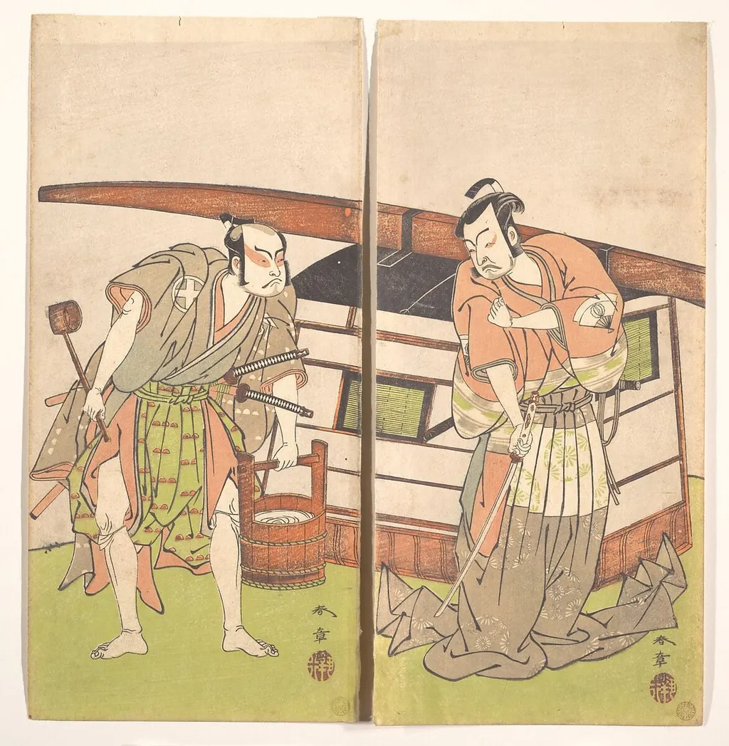 Untitled, by Katsukawa Shunshō, ink, 1778
