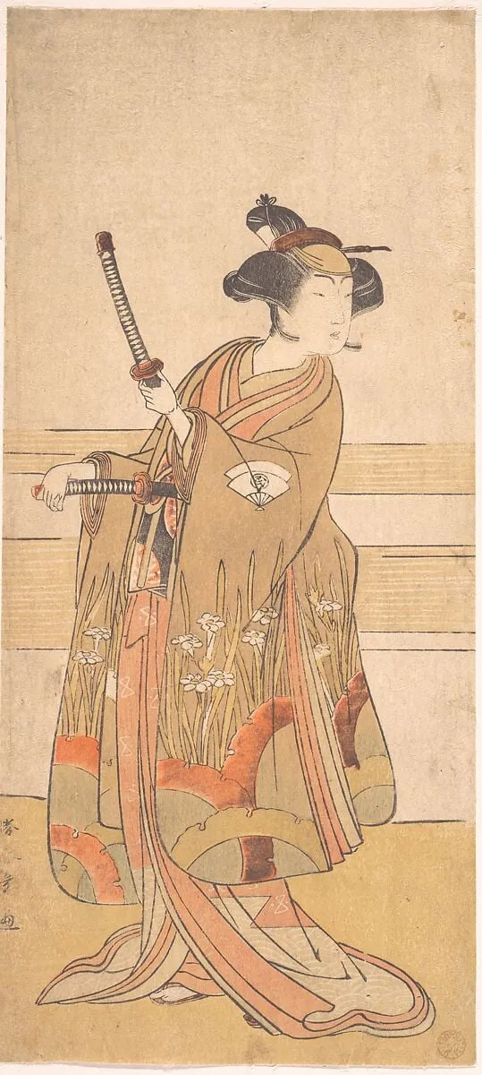 Untitled, by Katsukawa Shunshō, ink, 1775