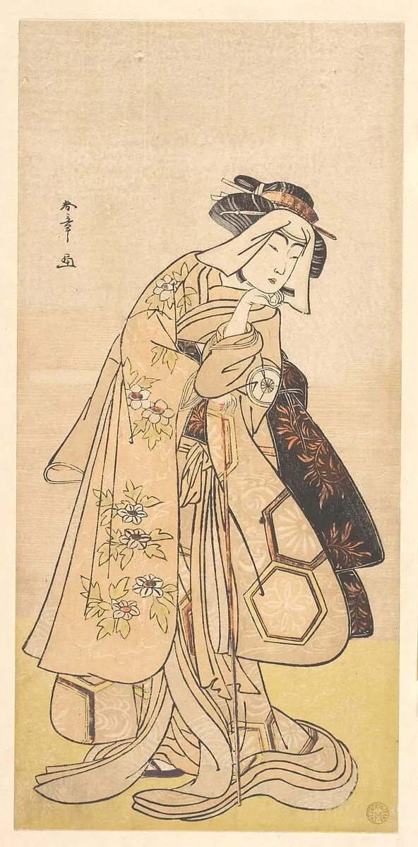 Untitled, by Katsukawa Shunshō, ink, 1779