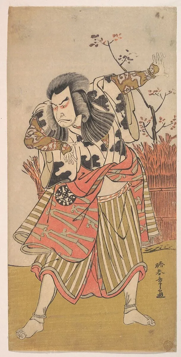 Untitled, by Katsukawa Shunshō, ink, 1777