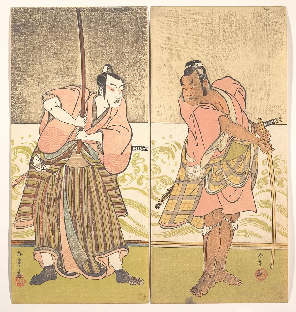Untitled, by Katsukawa Shunshō, ink, 1759