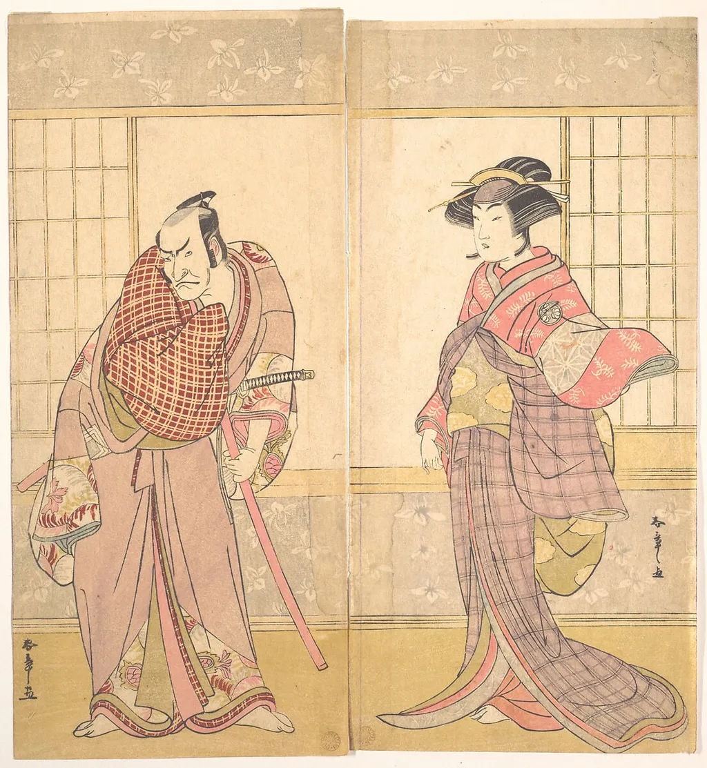 Untitled, by Katsukawa Shunshō, ink, 1780
