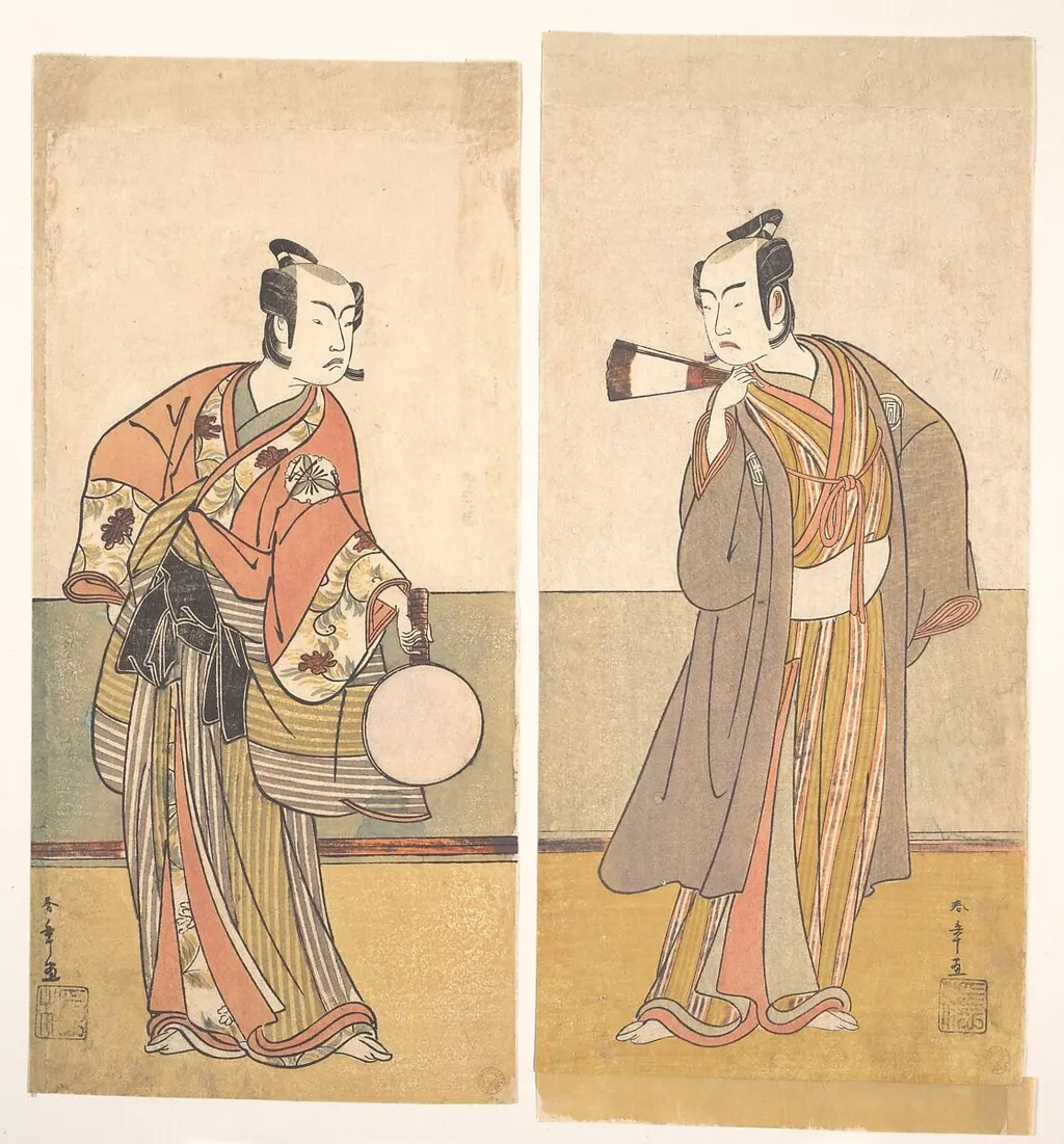 Untitled, by Katsukawa Shunshō, ink, 1776