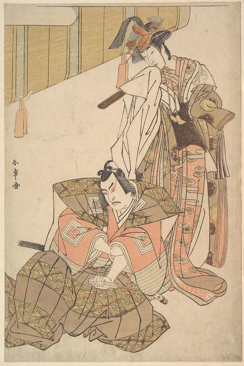 Untitled, by Katsukawa Shunshō, ink, 1785