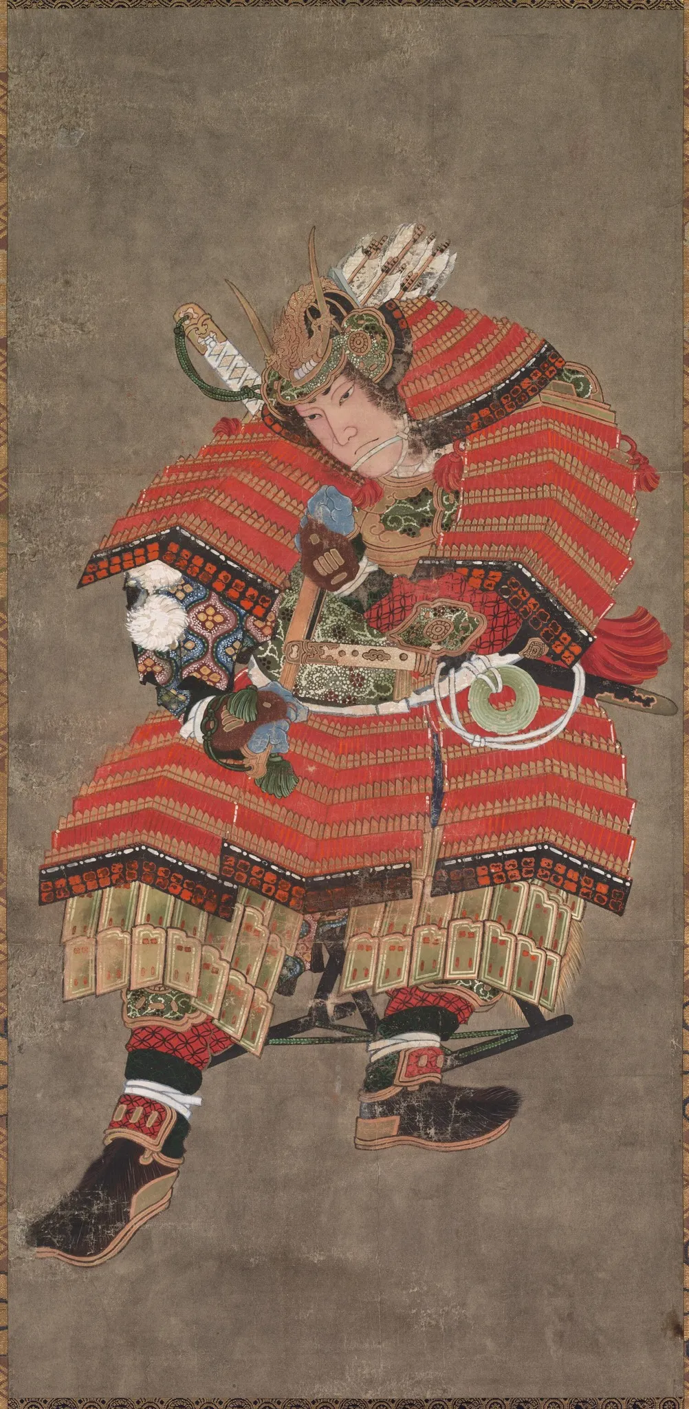 Minamoto no Yoshitsune, by Katsushika Hokusai, unspecified, 1824