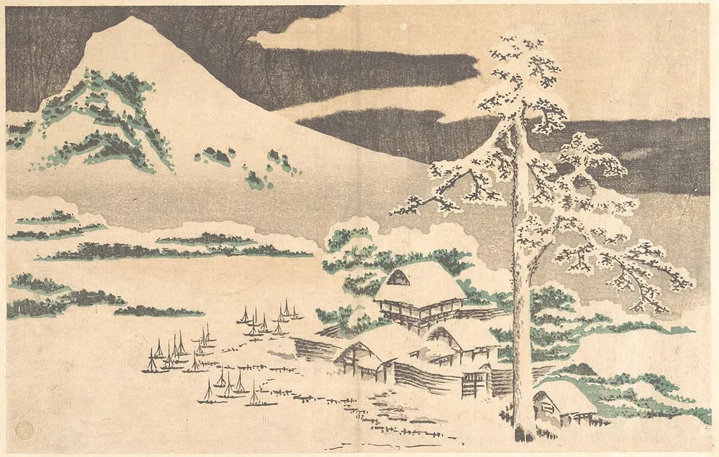 Untitled, by Katsushika Hokusai, ink, 1814