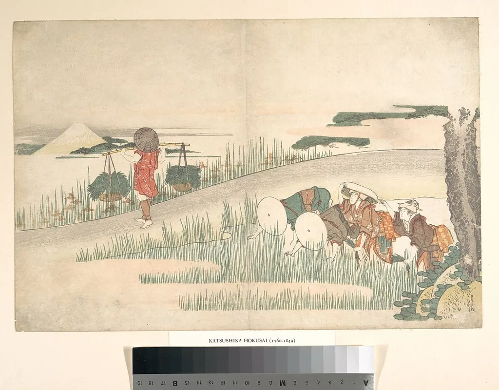 Untitled, by Katsushika Hokusai, ink, 1795
