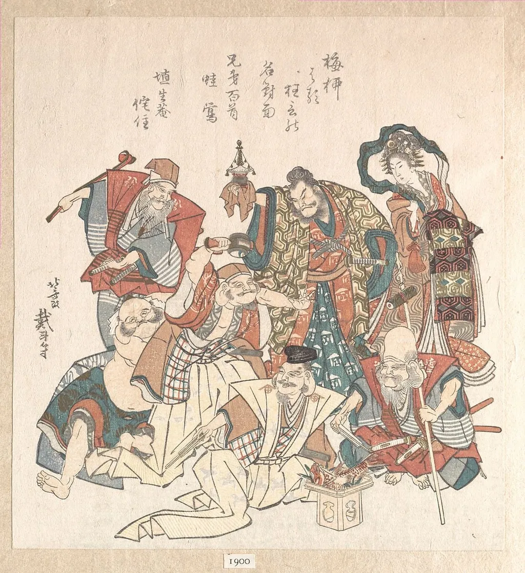 Untitled, by Katsushika Hokusai, ink, 1818
