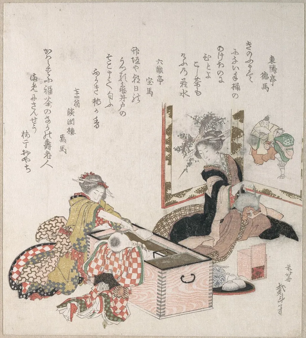 Untitled, by Katsushika Hokusai, ink, 1816