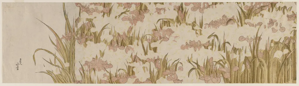 White and Purple Irises, by Katsushika Hokusai, 1804