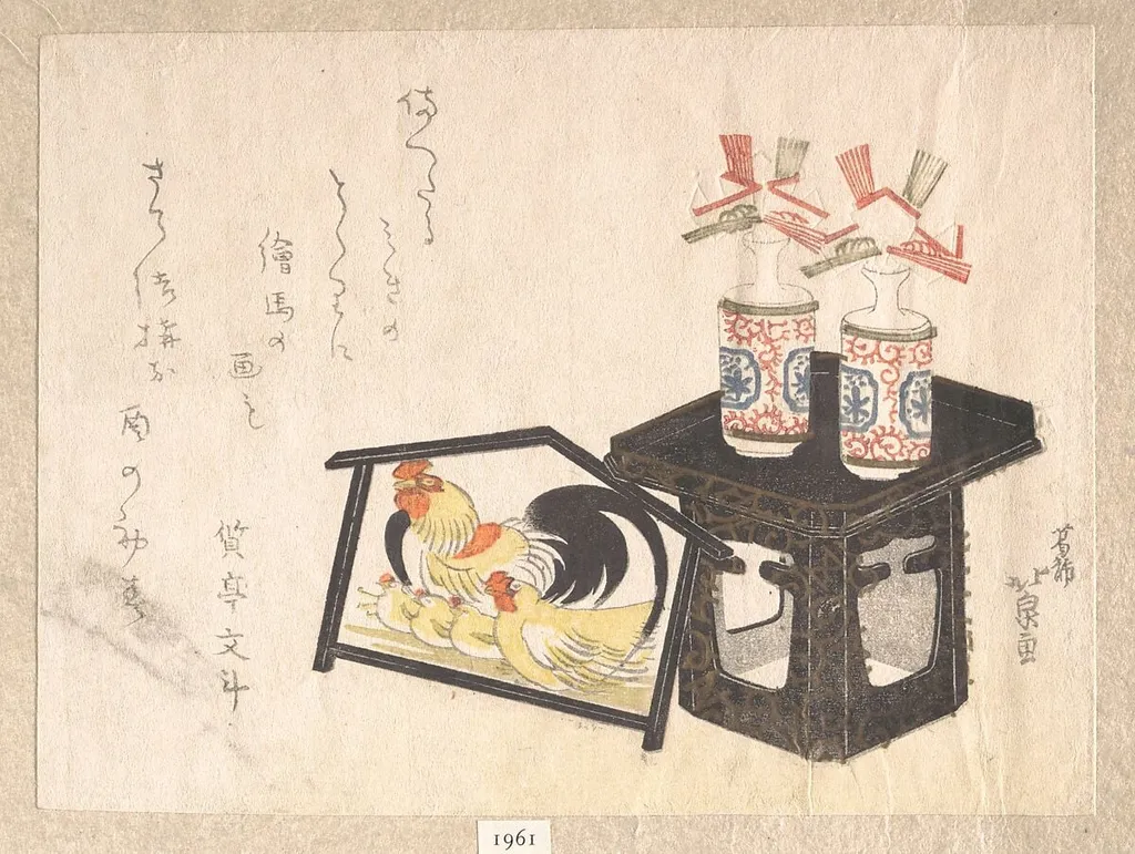 Untitled, by Katsushika Hokusen, ink, 1813