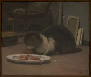 Katten i atelieret