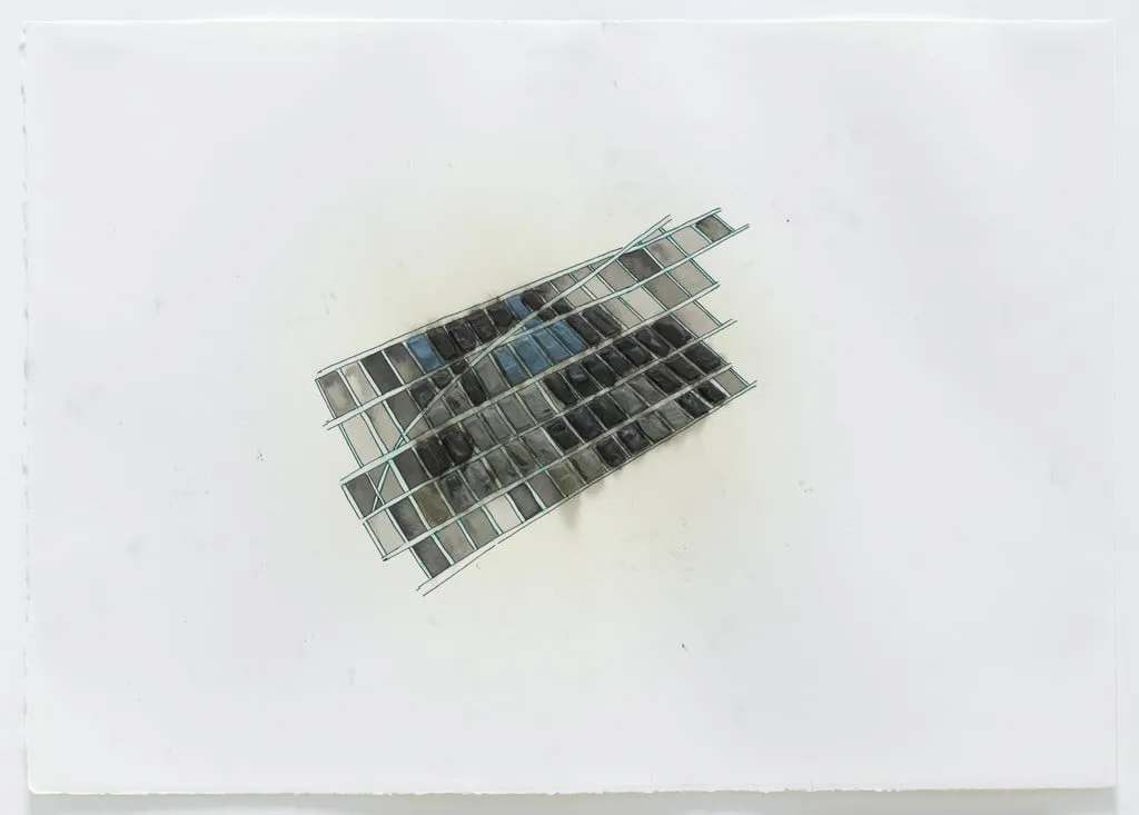 Untitled, by Katy Schimert, watercolor, 1998