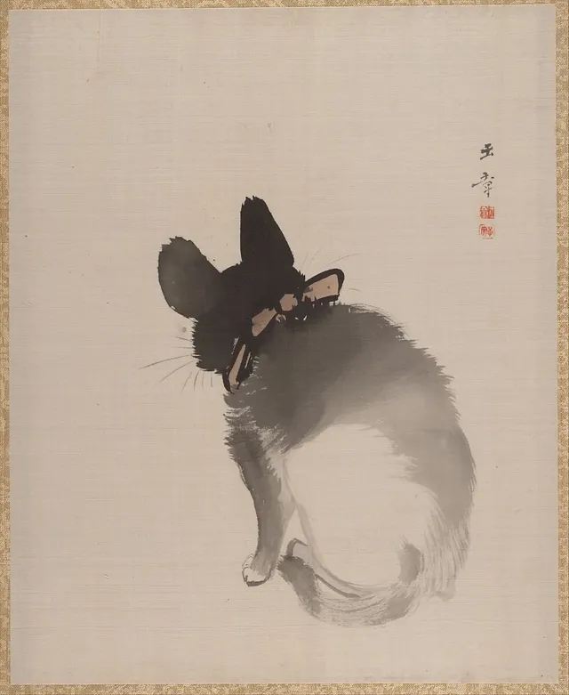 猫図|Cat Seen from Behind