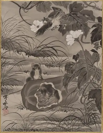 瓜に鼠図|Rats and Gourd