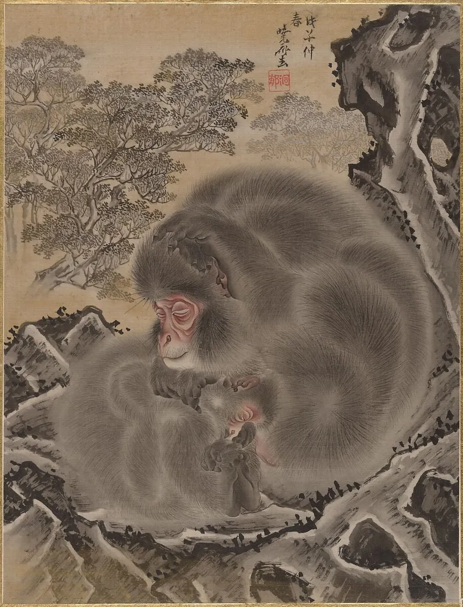 Untitled, by Kawanabe Kyōsai 河鍋暁斎, ink, 1888