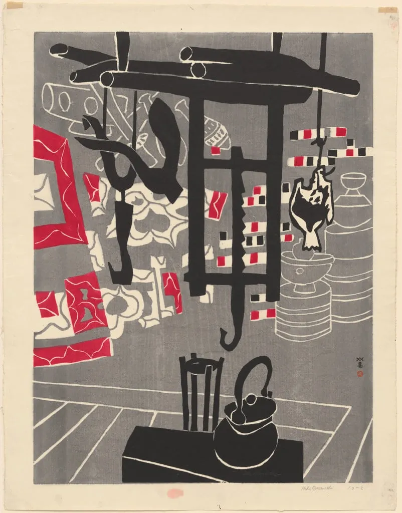 Untitled, by Kawanishi Hide, ink, 1939