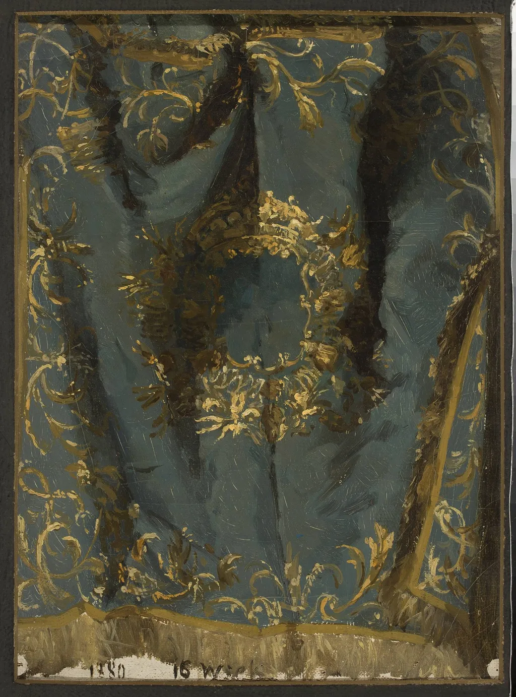 Study of a fabric from the 16th century, by Kazimierz Alchimowicz, unspecified, 1890