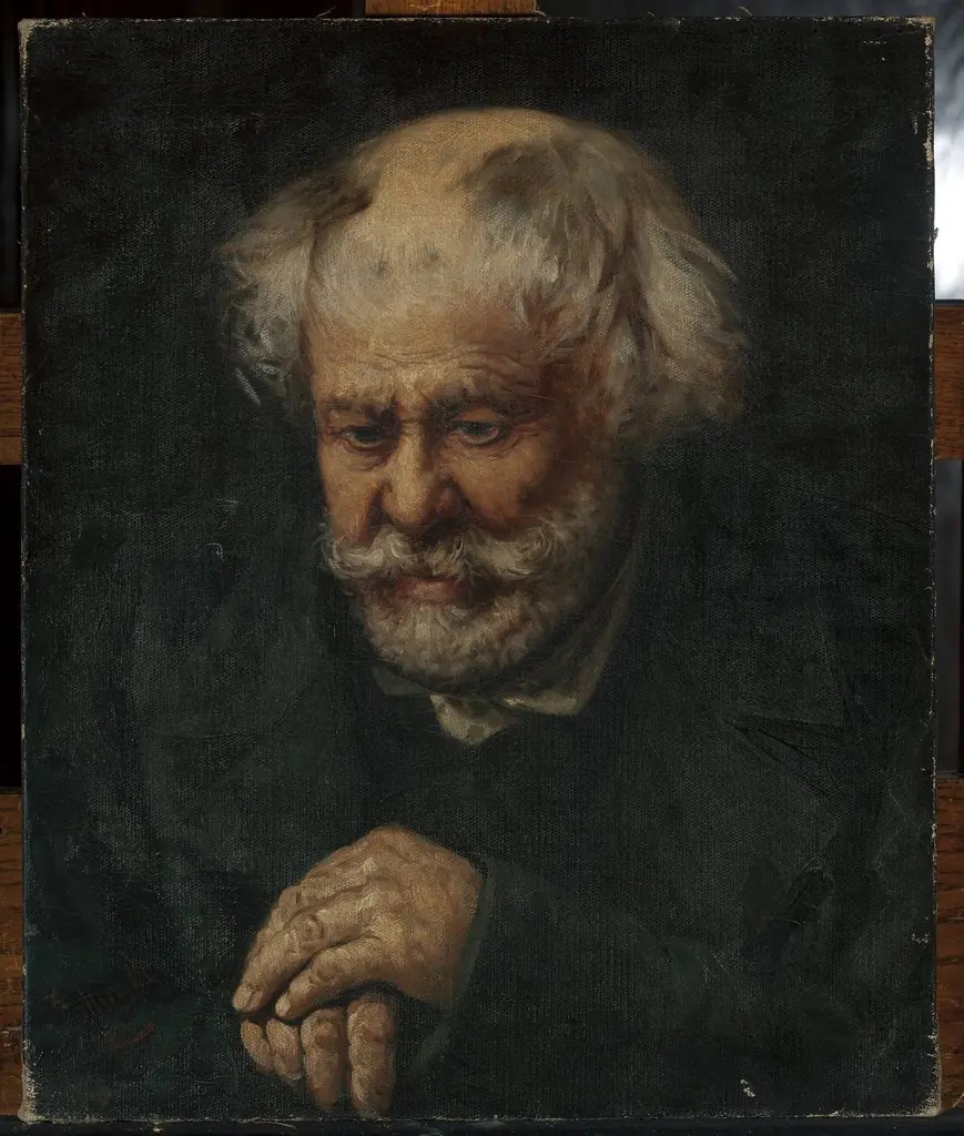 Portrait of an old man, by Kazimierz Mirecki