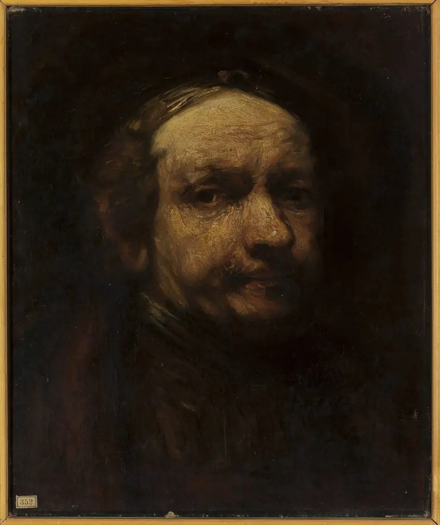 Copy of Rembrandt's “Self-portrait”, by Kazimierz Mordasewicz