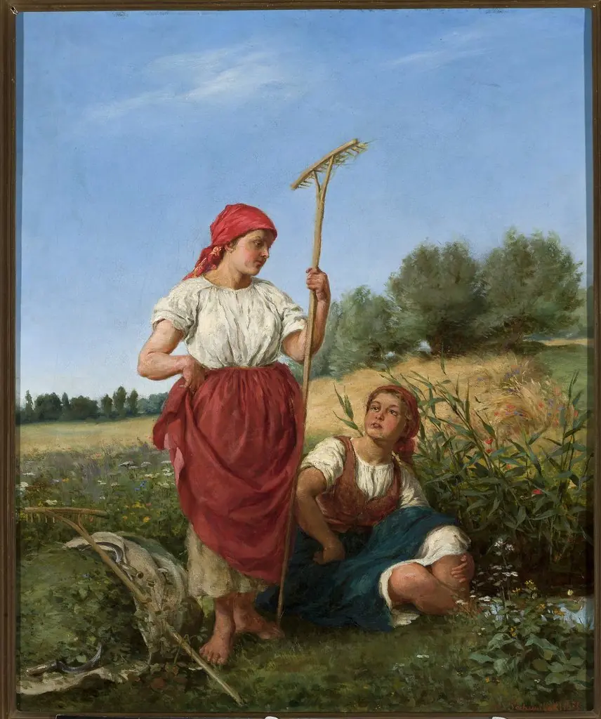 Harvesting women, by Kazimierz Pochwalski