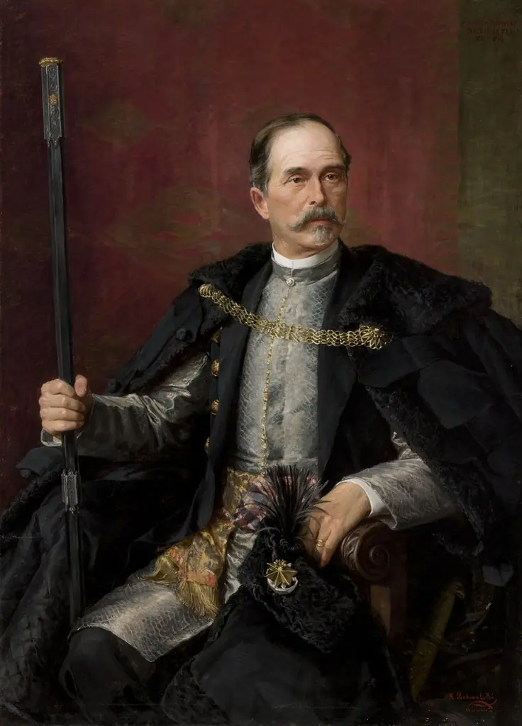 Portrait of Jan Tarnowski, by Kazimierz Pochwalski