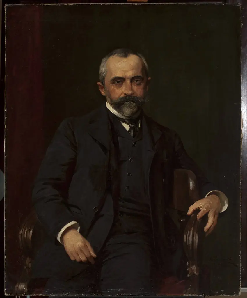 Portrait of Straszewski, by Kazimierz Pochwalski