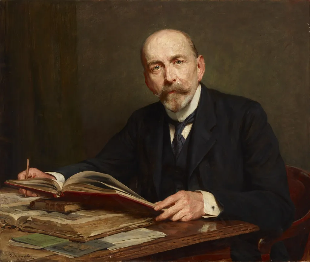 Portrait of Zdzisław Morawski, by Kazimierz Pochwalski, oil, 1918